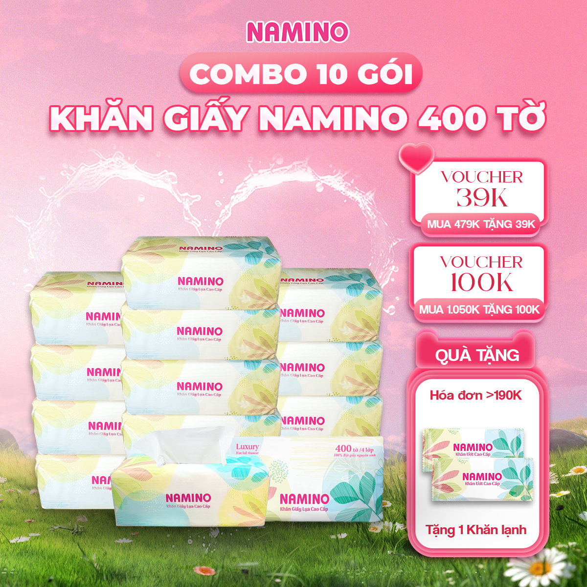 Khăn giấy rút lụa 400